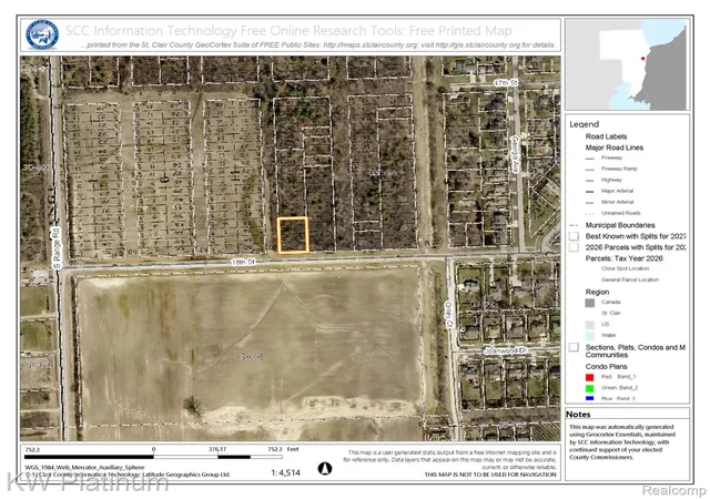 Land for sale at 0 Montana, MarysvilleCity_StClair, MI 48040 | MLS# 20261062384