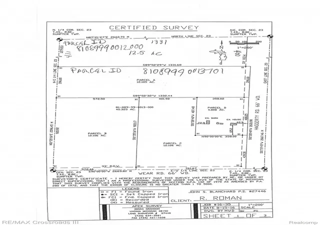 Photo 1 of Sale Pending at 0000 Haggerty Rd, Sumpter Township Wayne, MI 48111 | MLS# 20261064736 | Listing updated on 2026-08-20