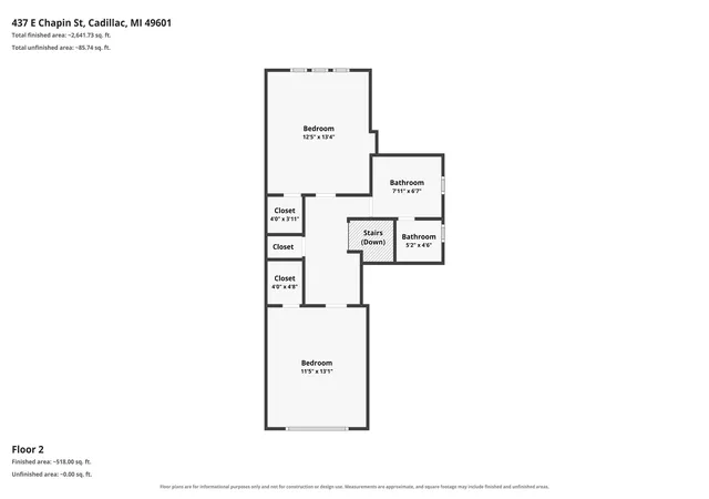 27th image of 437 E Chapin St, Cadillac, MI 49601 | MLS# 72026043401