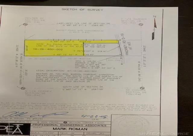 Land for sale at 4740 Pinckney Rd, Howell, MI 48843 | MLS# 58050218945