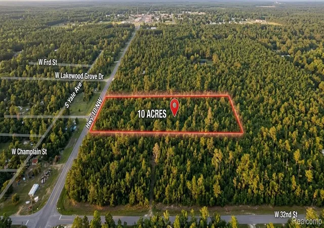1st image of V/l Parcel A Hwy 10 Nw, Webber Township Lake, MI 49304 | MLS# 20261066532