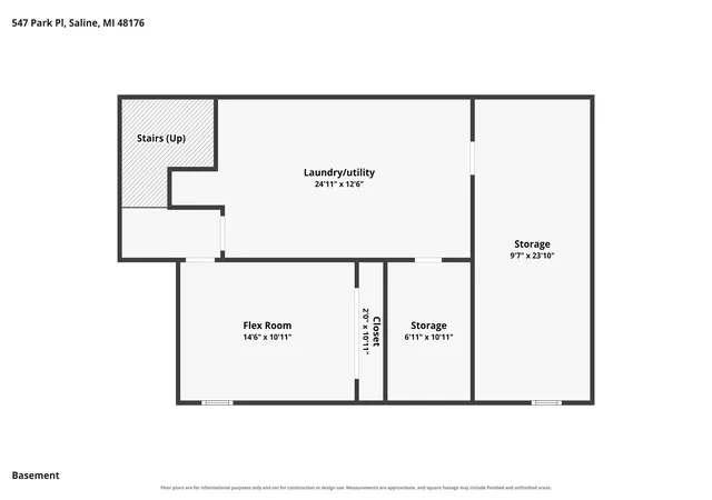 42nd image of 547 Park Pl, Saline, MI 48176 | MLS# 81026043986