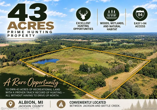 Photo 1 of Land for sale at V/l Ludlow Rd, Parma Township Jackson, MI 49224 | MLS# 20261067351 | Listing updated on 2026-10-29