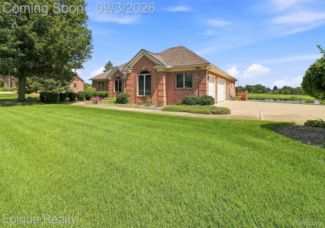 Single family home for sale at 9217 Mirage Lake Dr, Milan, MI 48160 | MLS# 20261068364