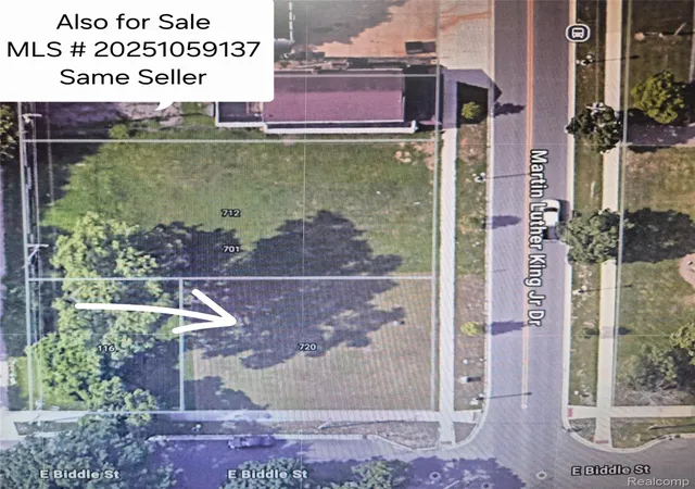 Land for sale at 720 S Martin Luther King Jr Dr St, Jackson, MI 49203 | MLS# 20261069798