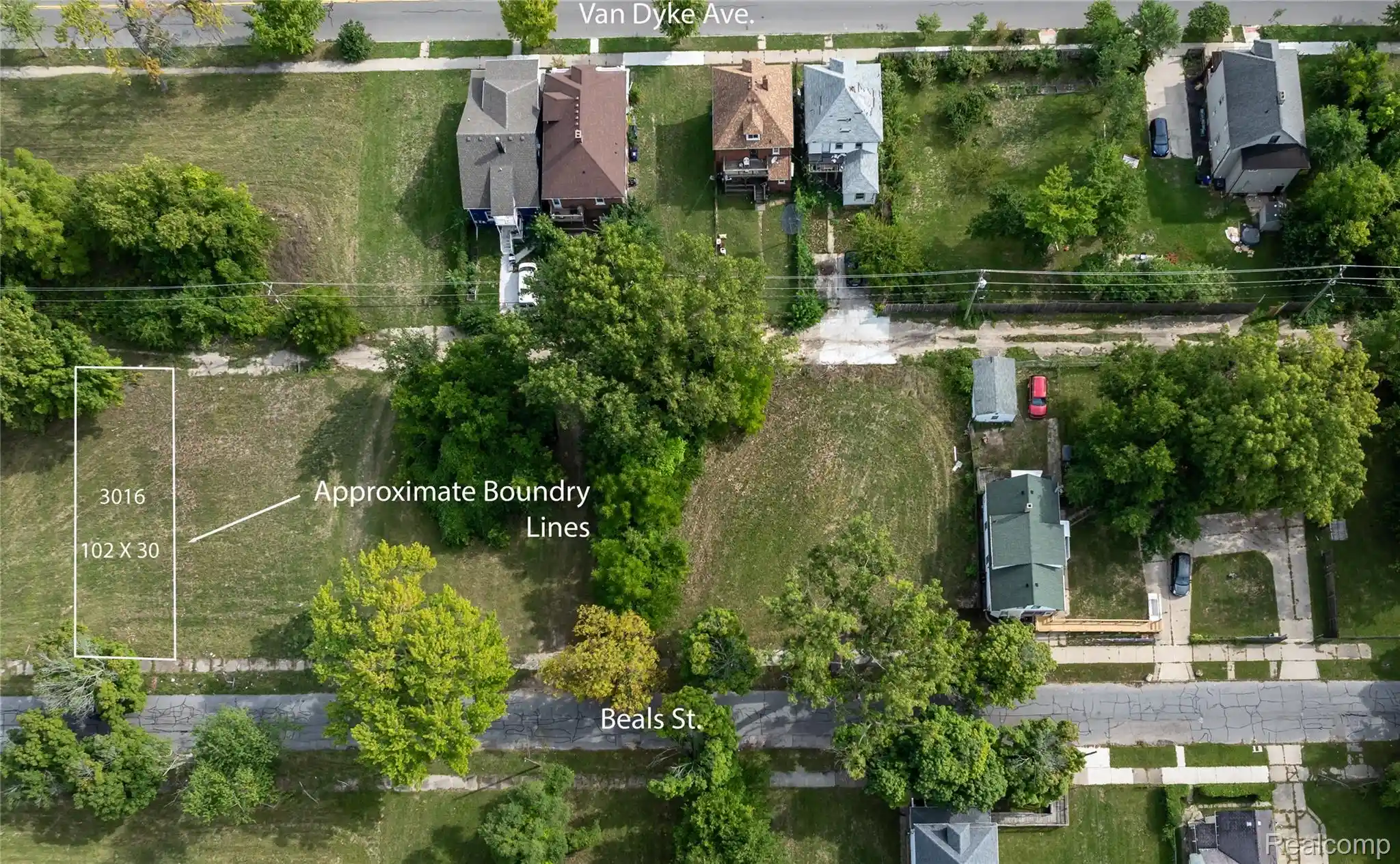Photo 1 of Land for sale at 3016 Beals St, Detroit, MI 48214 | MLS# 20261073133 | Listing updated on 2026-09-21