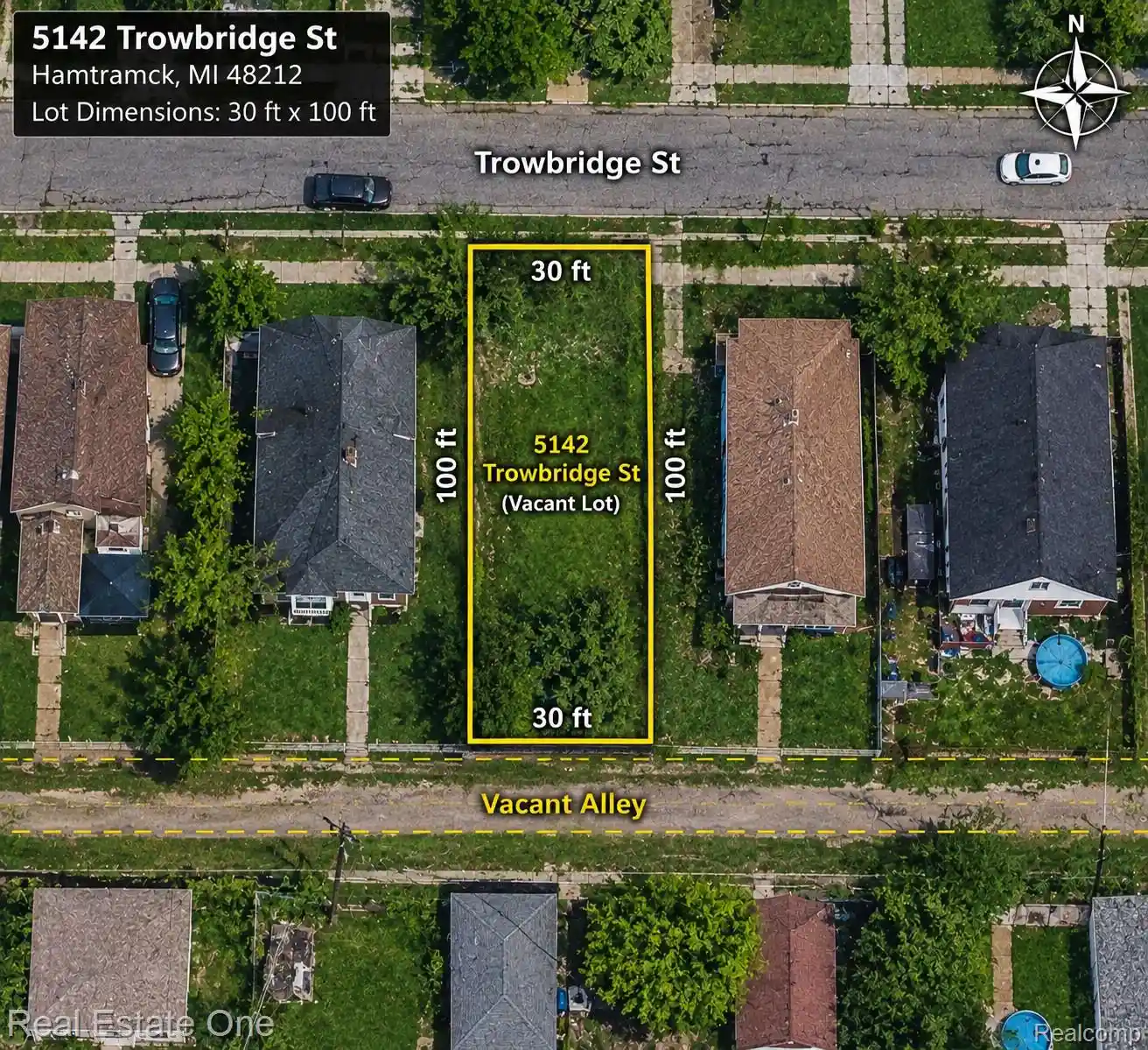 Photo 1 of Land for sale at 5142 Trowbridge St, Hamtramck, MI 48212 | MLS# 20261073244 | Listing updated on 2026-09-15