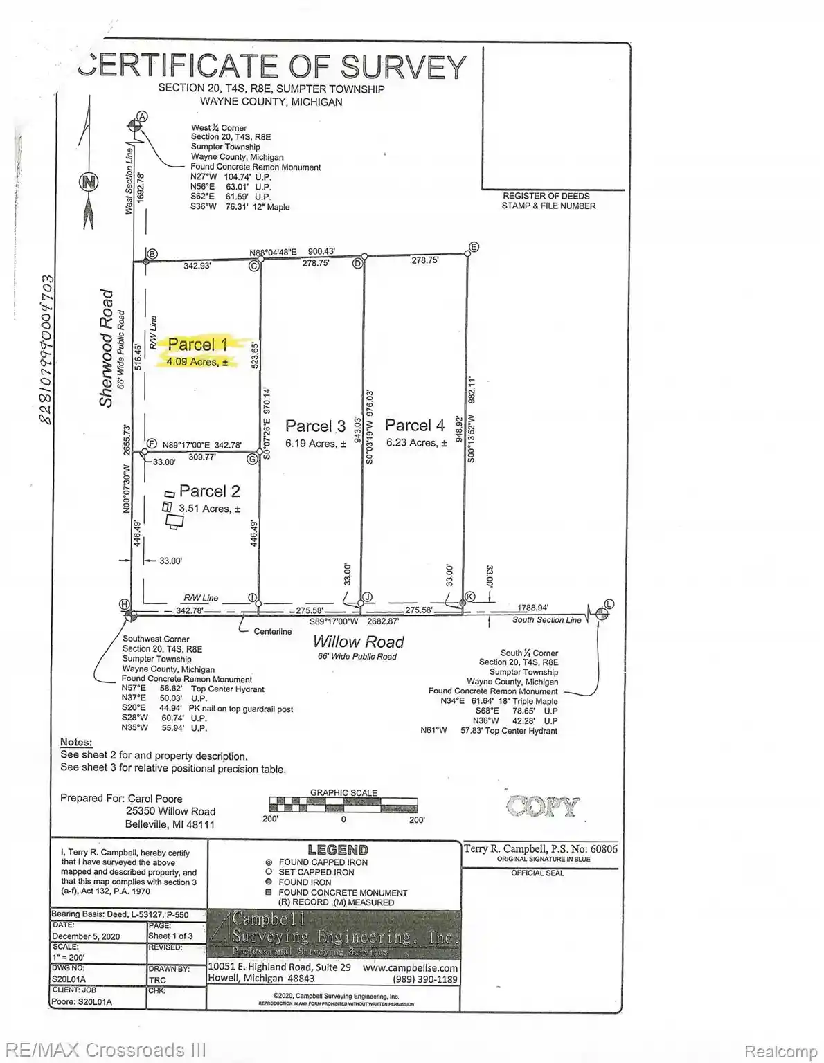 Land for sale at 00000 Sherwood Rd, Belleville, MI 48111 | MLS# 20261084473