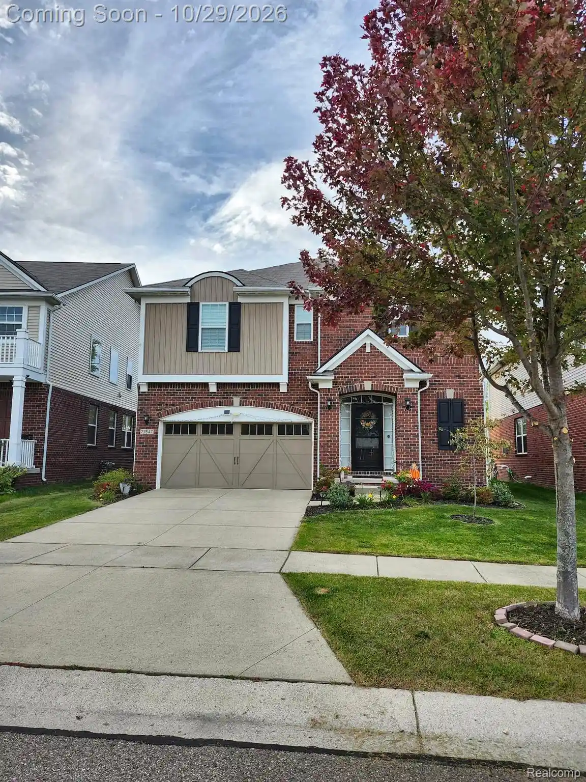 Photo 1 of Single family home for sale at 27647 Hartwick Cir, Novi, MI 48374 | MLS# 20261085085 | Listing updated on 2026-10-29
