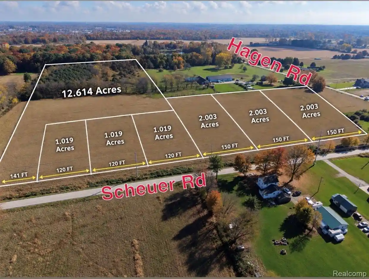 Photo 1 of Land for sale at Parcel 2 Scheuer, Chesterfield Township Macomb, MI 48051 | MLS# 20261086165 | Listing updated on 2026-10-27