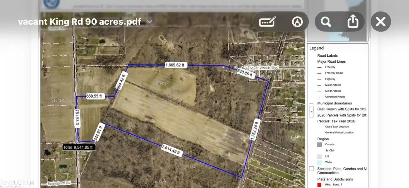 Photo 1 of Land for sale at Vacant King Rd, East China Township St Clair, MI 48054 | MLS# 58050225832 | Listing updated on 2026-10-24