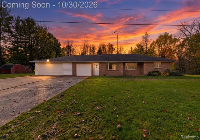 Photo 1 of Single family home for sale at 6024 E Frances Rd, Mount Morris, MI 48458 | MLS# 20261086281 | Listing updated on 2026-10-30