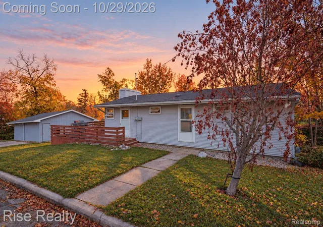 Single family home for sale at 8033 Clarence St, Goodrich, MI 48438 | MLS# 20261086467 | Listing updated on 2026-10-29