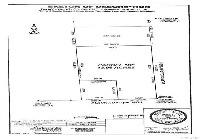 Photo 1 of Land for sale at 4200 Plank Rd, Adrian, MI 49221 | MLS# 56050225974 | Listing updated on 2026-10-26