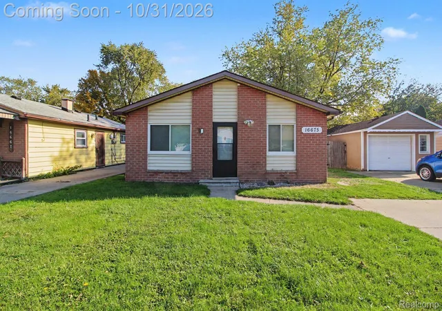 Photo 1 of Single family home for sale at 16675 Weddel St, Taylor, MI 48180 | MLS# 20261087016 | Listing updated on 2026-10-31