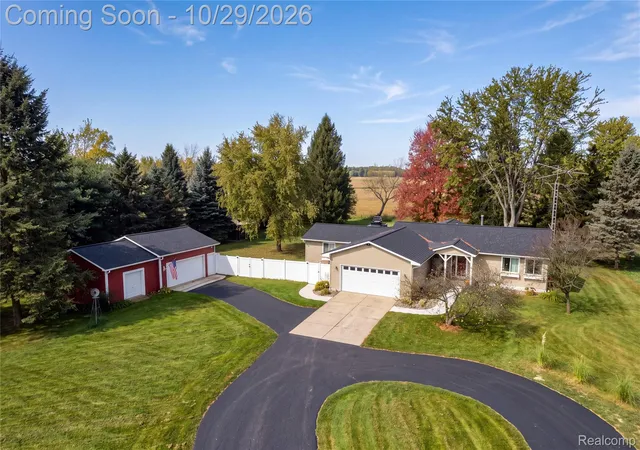 Single family home for sale at 7247 Nicholson Rd, Fowlerville, MI 48836 | MLS# 20261087125
