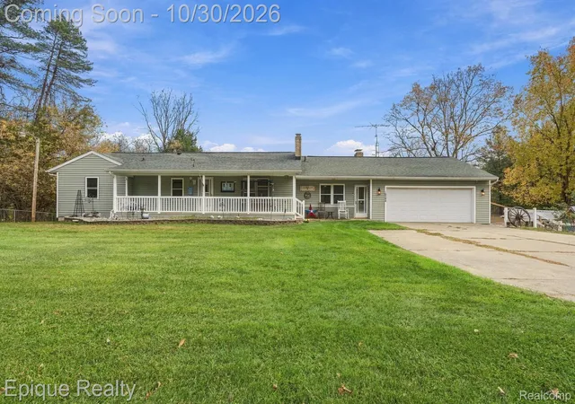 Single family home for sale at 10344 N Webster Rd, Clio, MI 48420 | MLS# 20261087129