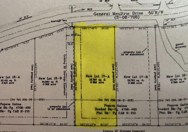 Photo 2 of Land for sale at 204 General Moultrie Dr, Bonneau, SC 29431 | MLS# 26021424 | Listing updated on 2026-10-08