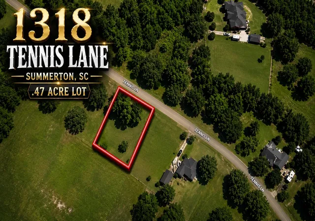 Photo 1 of Land for sale at 1318 Tennis Ln, Summerton, SC 29148 | MLS# 26023925 | Listing updated on 2026-08-22