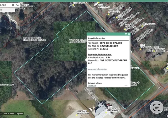 Photo 1 of Land for sale at 000 Joe S Jeffords Hwy, Orangeburg, SC 29115 | MLS# 26008268 | Listing updated on 2026-03-25
