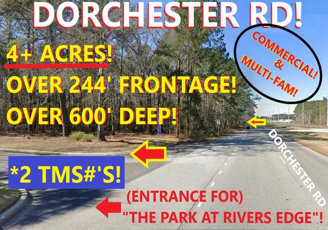 Photo 1 of Land for sale at 00 Dorchester & Park Gate Dr Rd, North Charleston, SC 29418 | MLS# 24003561 | Listing updated on 2024-08-22
