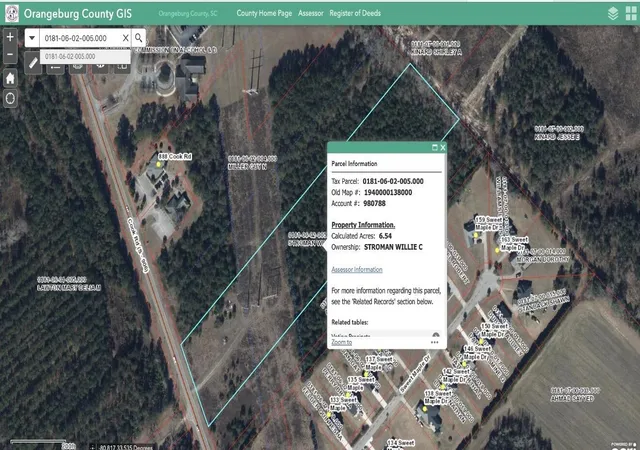 1st image of 000 Cook Rd Rd, Orangeburg, SC 29115 | MLS# 26005940