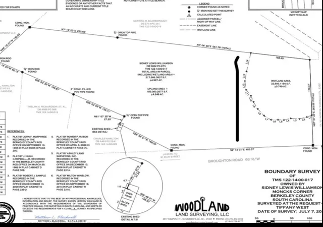 Photo 3 of Land for sale at 400 Broughton Rd, Moncks Corner, SC 29461 | MLS# 26013465 | Listing updated on 2026-05-09