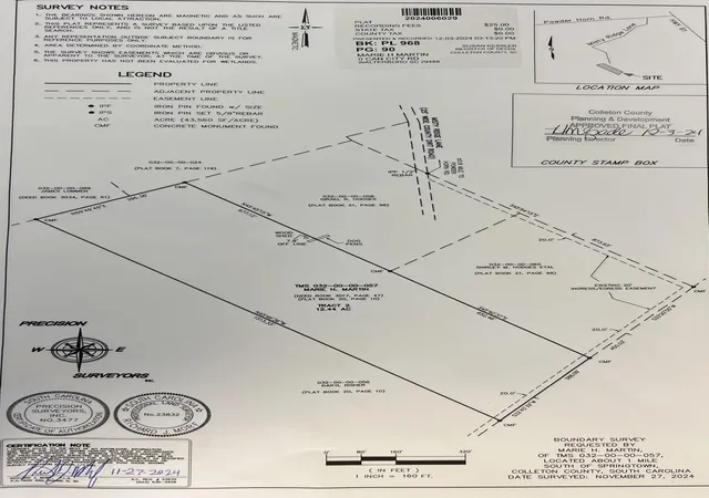 Photo 1 of Land for sale at Misty Ridge Ln, Walterboro, SC 29488 | MLS# 26023799 | Listing updated on 2026-09-22
