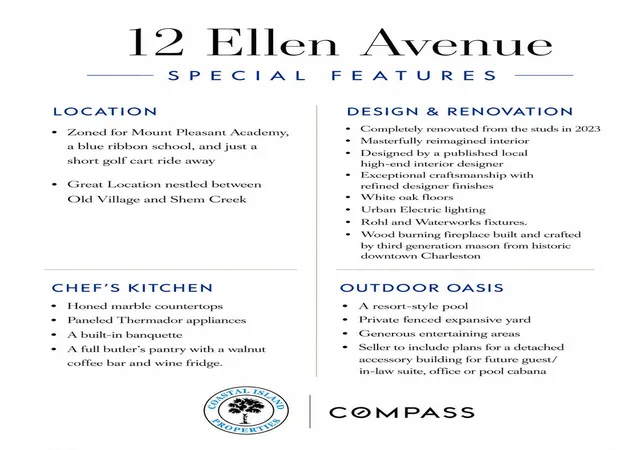 3rd image of 12 Ellen Ave, Mount Pleasant, SC 29464 | MLS# 26020844