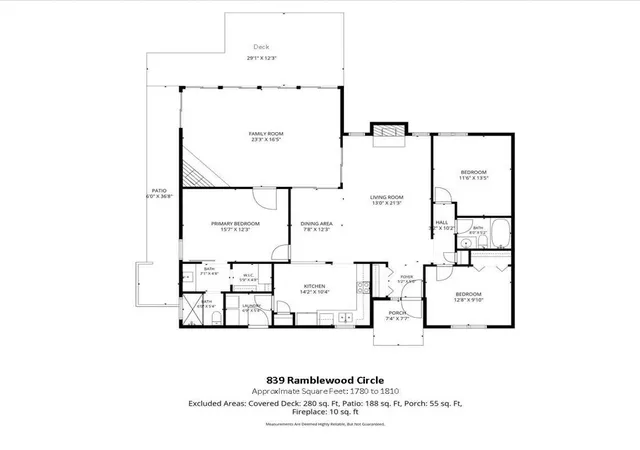 2nd image of 839 Ramblewood Cir, Mount Pleasant, SC 29464 | MLS# 26023091