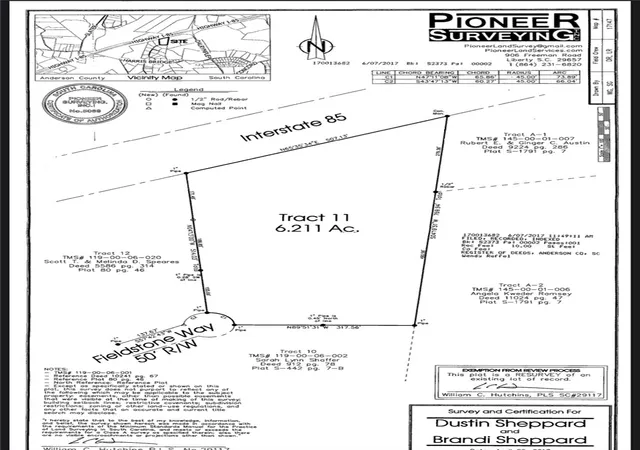 Photo 3 of Land for sale at 11 Fieldstone Way, Anderson, SC 29621 | MLS# 20285339 | Listing updated on 2026-07-09