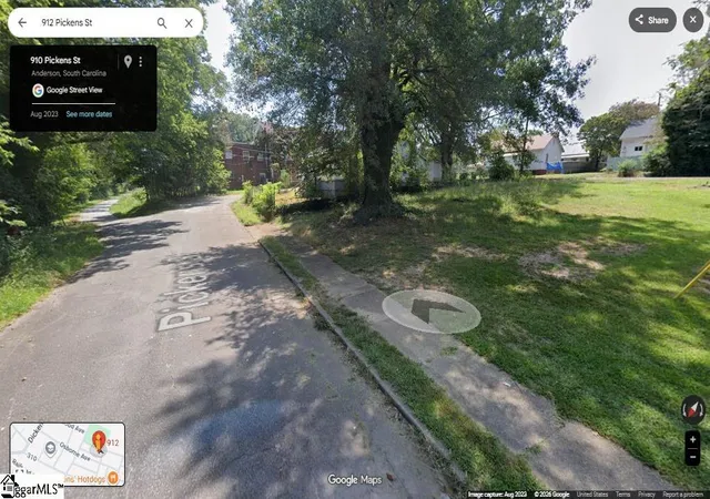 Photo 3 of Land for sale at 912 Pickens St, Anderson, SC 29621 | MLS# 20298029 | Listing updated on 2026-03-04