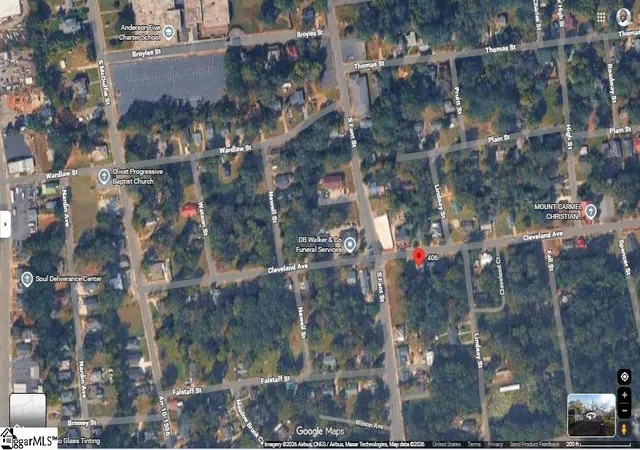 Photo 4 of Land for sale at 406 Cleveland Ave, Anderson, SC 29624 | MLS# 20298115 | Listing updated on 2026-03-05