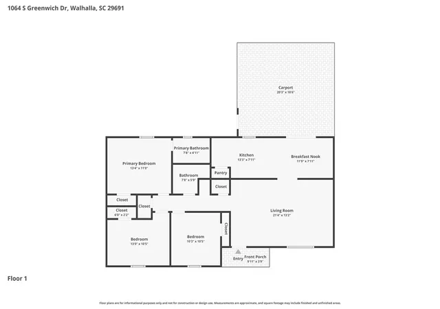 Homes for sale in Walhalla, SC | 1064 S Greenwich Dr, Walhalla, SC 29691 | MLS# 20302327