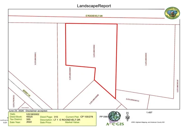 Photo 1 of Land for sale at 314 E Roosevelt Dr #B-D, Anderson, SC 29624 | MLS# 20303024 | Listing updated on 2026-06-23