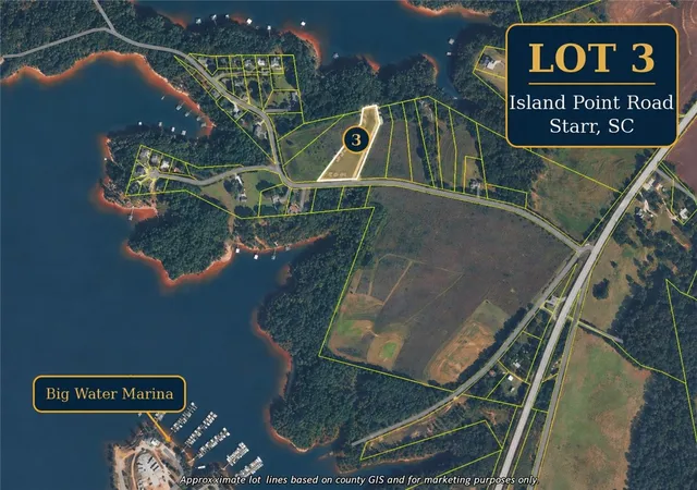 Land for sale at 03 Is Point Rd, Starr, SC 29684 | MLS# 20303965