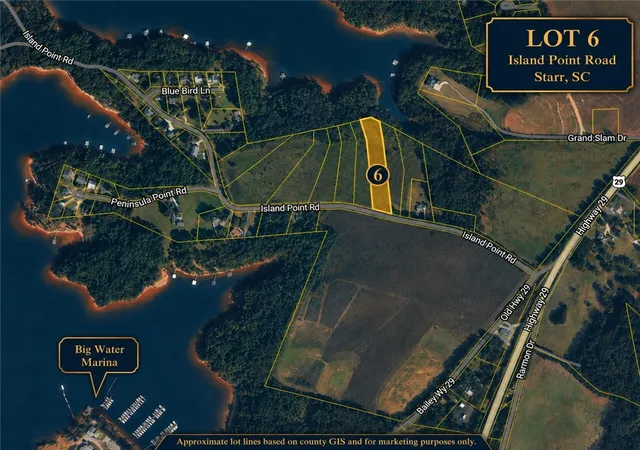 Land for sale at 06 Is Point Rd, Starr, SC 29684 | MLS# 20303967