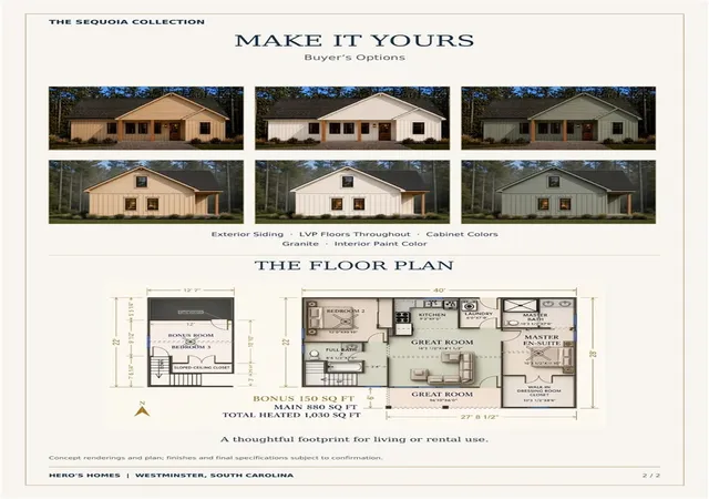 Photo 3 of Single family home for sale at Lot 117 Sequoia Trl, Westminster, SC 29693 | MLS# 20306604 | Listing updated on 2026-10-02