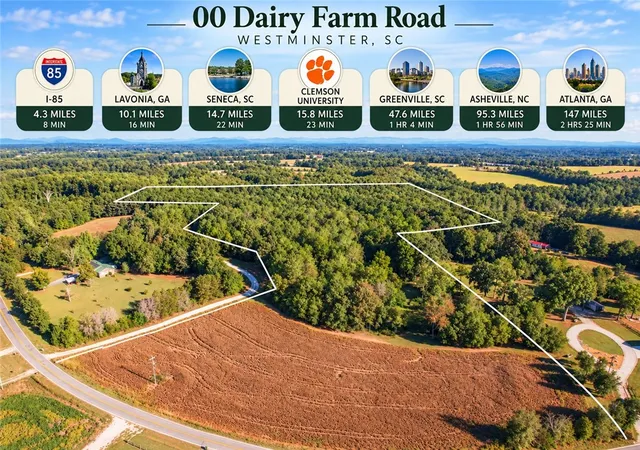 Photo 1 of Land for sale at 00 Dairy Farm Rd, Westminster, SC 29693 | MLS# 20306731 | Listing updated on 2026-10-03