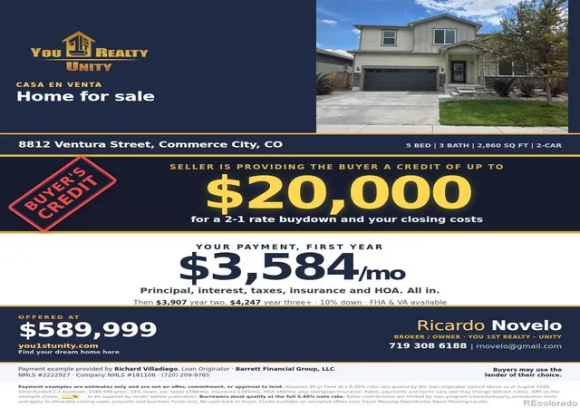 1st image of 8812 Ventura St, Commerce City, CO 80022 | MLS# 7384811