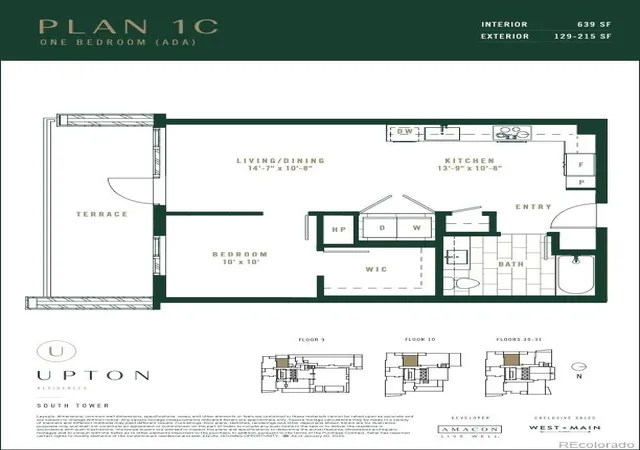2nd image of 525 18th St #907, Denver, CO 80202 | MLS# 5440283