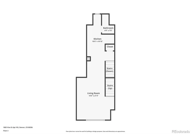 2nd image of 1883 Vine St, Denver, CO 80206