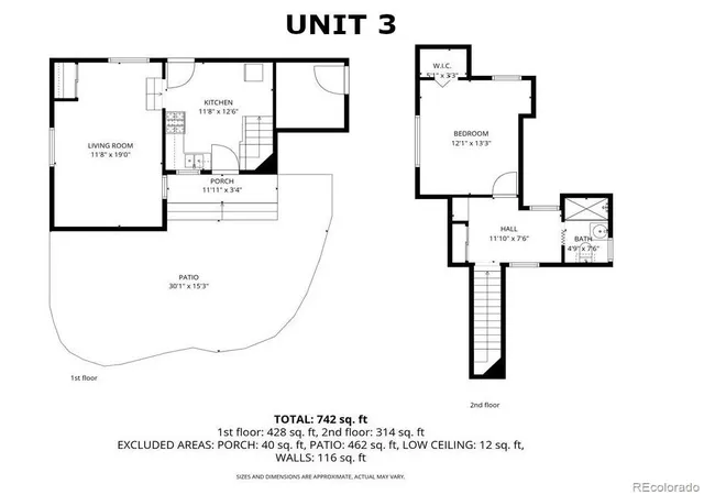 Listing Photo 2 - Condo for sale in building located at 209 N Arcadia St, Colorado Springs, CO 80903 - Unit #