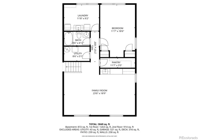 50th image of 1863 N Rocky View Rd, Castle Rock, CO 80108 | MLS# 2282088