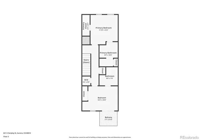 2nd image of 621 S Fairplay St, Aurora, CO 80012