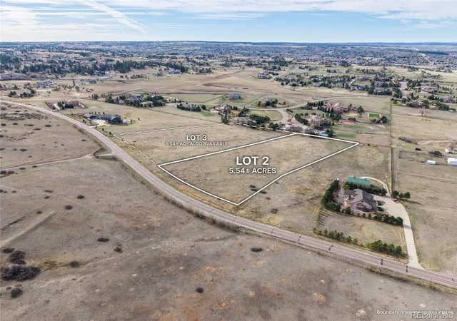 Photo 3 of Land for sale at Lot 2 Ponderosa Dr, Parker, CO 80138 | MLS# 2044791 | Listing updated on 2026-10-19