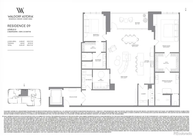 2nd image of 185 Steele St #209, Denver, CO 80206 | MLS# 5297047