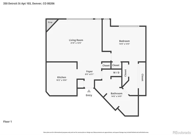 39th image of 350 Detroit St #103, Denver, CO 80206 | MLS# 4803769