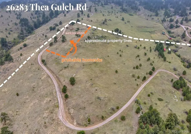 Photo 1 of Land for sale at 26283 Thea Gulch Rd, Golden, CO 80403 | MLS# 9741056 | Listing updated on 2026-10-26