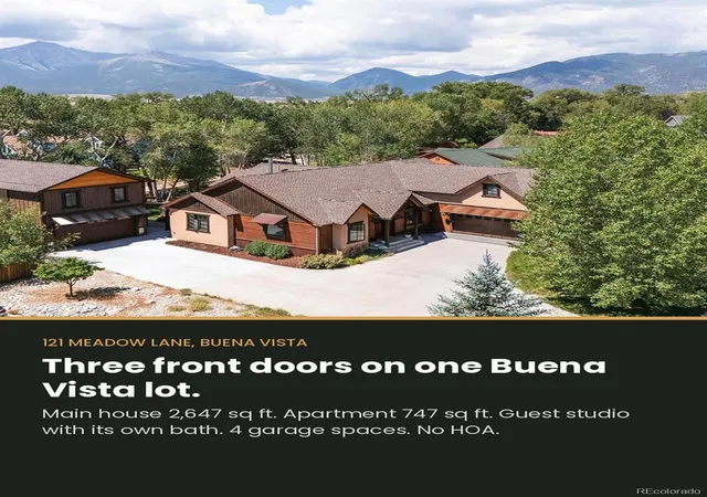 Photo 1 of Single family home for sale at 121 Meadow Ln, Buena Vista, CO 81211 | MLS# 4176690 | Listing updated on 2026-09-21